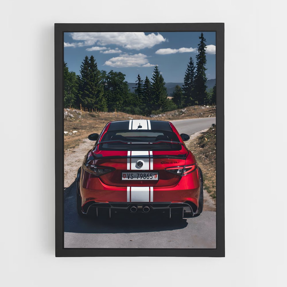 Poster L'Essence du Sport – affiche Alfa Romeo (vue 2)